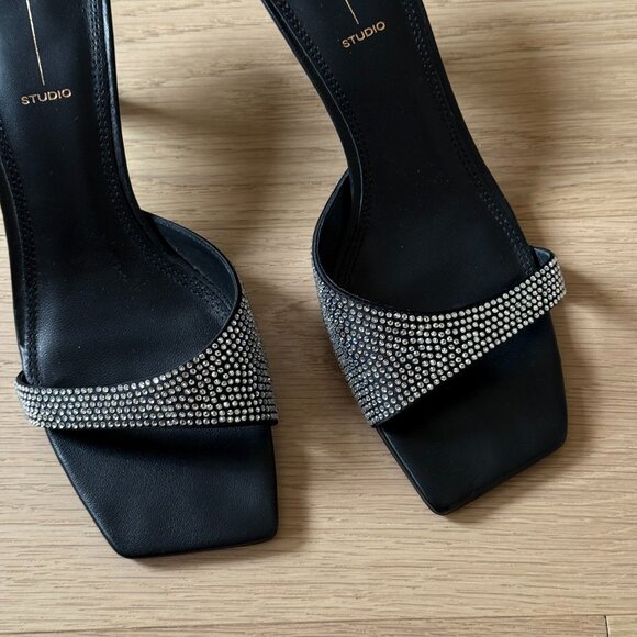 Black suede studio - madison sandal - Picture 3 of 7